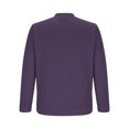thumbnail image 4 of BXINGOHAI Men's casual Crewneck Sweatshirt Thick Loose fit Soft Basic Pullover Sweatshirt Purple,2XL, 4 of 5