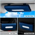 thumbnail image 5 of OTOSTAR Tissue Holder Box Mask Holder for Car, Soft Velvet Car Visor Tissue Holder Napkin Holder, Backseat Tissue Case Holder for Car, Vehicle (Navy Blue), 5 of 7