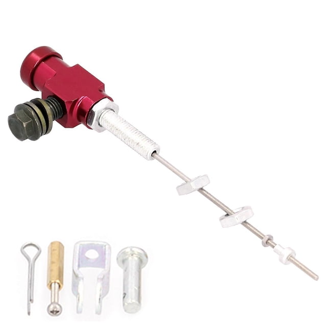 Hydraulic Clutch Master Cylinder Rod Brake Pump M10x1.25mm Aluminium Alloy for Motorcycle ATV Dirt BikeRed