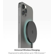 mophie snap+ wireless charger - 15W wireless charging pad for Qi-enabled and MagSafe compatible devices