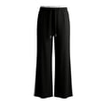 thumbnail image 7 of VBVC No Boundarie Women's Y2K Drawstring Sweatpants,Striped Side Joggers For Women,Ladies Streetwear Track Pants with Pockets,Black,S-XL, 7 of 7