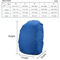 thumbnail image 6 of Nylon Waterproof Backpack Rain Cover - Rainproof Cover for 18-25L Backpack, 6 of 6
