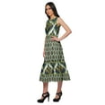 thumbnail image 2 of Moomaya Printed Cotton Long Dress For Womens Sleeveless Tiered Casual Summer Tunic, 2 of 6