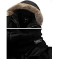 thumbnail image 4 of Women's Winter Jacket Faux Fur Trim Parka Coat, 4 of 7