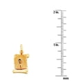 thumbnail image 3 of Precious Stars Jewelry 14k Yellow Gold and Enamel Virgin of Guadalupe Religious Pendant, 3 of 3