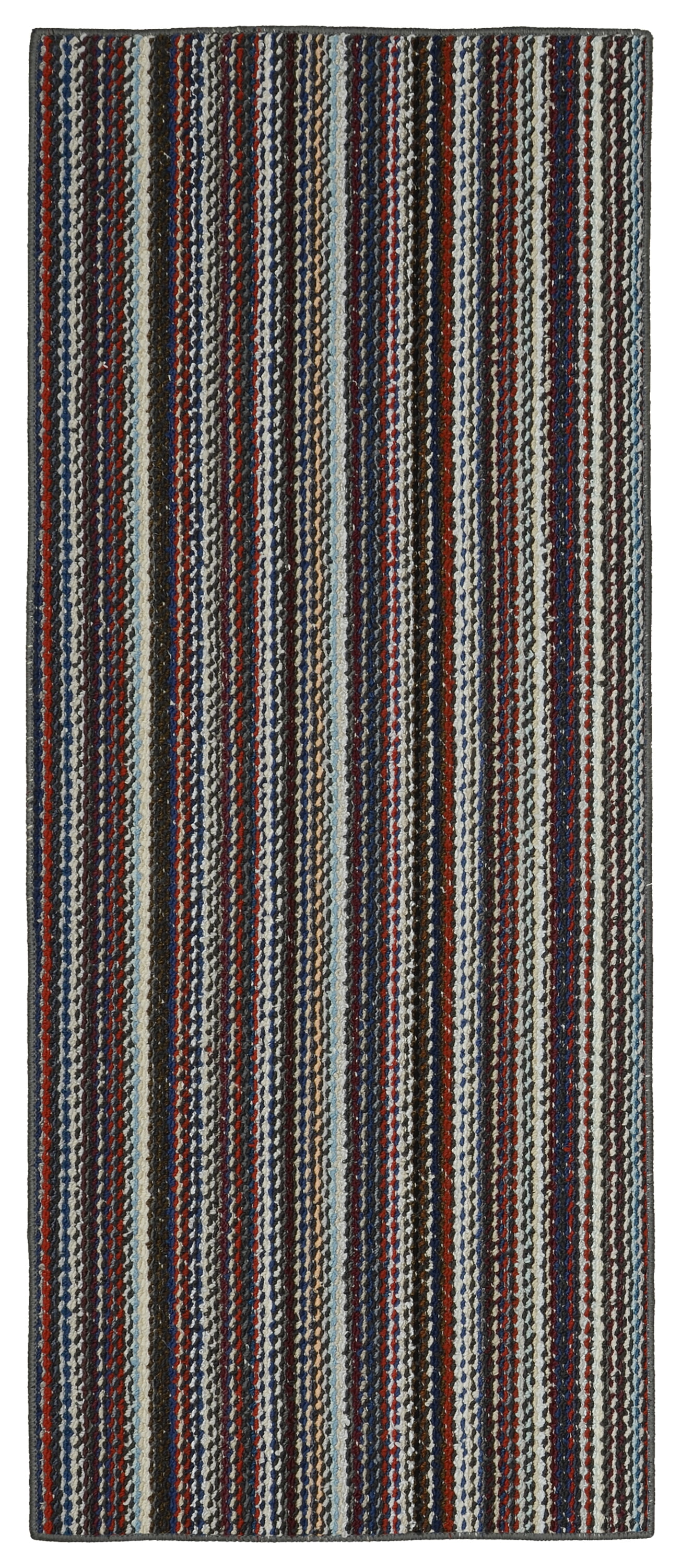 Garland Rugs Carnival Stripe Assorted Multi Color Indoor Runner Rug, 2 ft x 5 ft