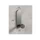 thumbnail image 5 of Gancho de pared adhesivo de 6 piezas, gancho para toallas de baño negro, gancho para paños de cocina sin taladrar para sala de estar, dormitorio y cocina, 5 of 5