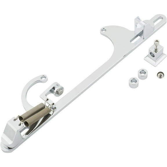 Billet Aluminum Throttle Cable Bracket, Holley 4150/4160, Chrome