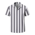 thumbnail image 6 of Timoontee Men's Short Sleeve Printed T Shirt Breathable Fabric Moisture Wicking V Neck Crew Neck Great For Multiple Quick Dry Gray XXXXXL, 6 of 7