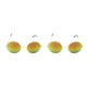 thumbnail image 2 of Sonducket Gafas de sol Pragmatic Portable Beautiful Sun Eyewear Outdoor Light-Weight for Male Female Golden,Golden dorado, dorado 2piezas Sonducket CBP347211, 2 of 6