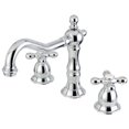 thumbnail image 1 of Kingston Brass CC58L1 Robinet de Toilette Vintage Répandu avec Poignée de Levier Croisé et 44; Chrome, 1 of 1