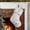 White, variant on EDHITNR 9 Inch Christmas Stockings, Nonwoven Fabric Letter Thread Stocking, Personalized Holiday Decor for Fireplace Tree Gifts, White