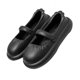 thumbnail image 4 of Zapatos Redondos para Mujer Suelas Gruesas Sandalias Planas Verano Cerrado Punta Redonda Zapatos Sin Cordones 37 a 38 Negro, 4 of 8