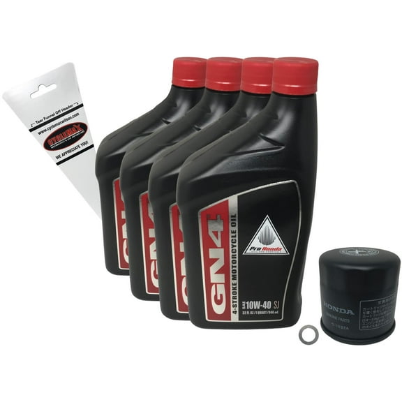 Cyclemax Oil Change Kit for 2011-2022 CB 1000 R with 10W-40 Oil