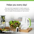 thumbnail image 6 of Presto Salad Shooter Electric Slicer 02910, White, 6 of 8