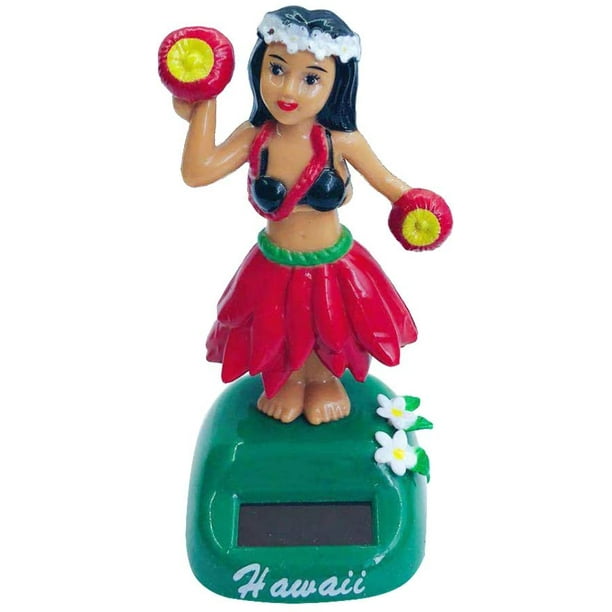 Solar Powered Doll Hula Dancer Bobble Hawaiian Doll Bikini Beach Girl