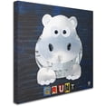 thumbnail image 2 of Trademark Fine Art 'Grunt The Hippo' Canvas Art by Design Turnpike, 2 of 3