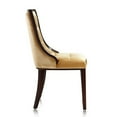 thumbnail image 4 of Manhattan Comfort Fifth 18.5" Velvet Dining Chair in Antique Gold (Set of 2), 4 of 5