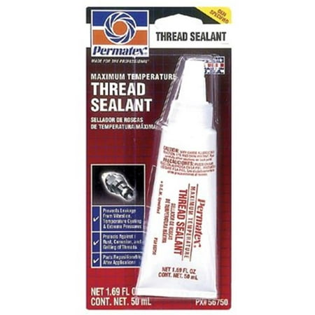 Maximum Temperature Thread Sealants, 50 ml Tube, (Best Thread Sealant For Air Ride)