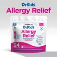 thumbnail image 3 of DrKids Children's Allergy Relief Medicine with Diphenhydramine - Pre-Measured Single-Use Vials - Antihistamine for Sneezing, Runny Nose & Itchy Eyes, Mixed Berry Flavor, 24 count, 3 of 7