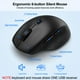 thumbnail image 5 of Combo de teclado y ratón inalámbricos ULSOU con reposamanos, 5 of 6