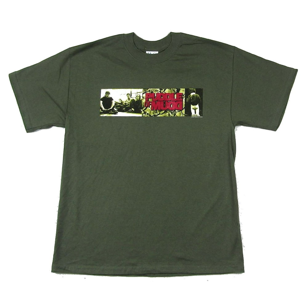 Puddle of Mudd - Puddle Of Mudd Photo Strip Green T Shirt - Walmart.com ...