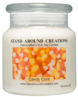 CANDY CORN APOTHECARY 16-OZ. ALL NATURAL SOY CANDLE