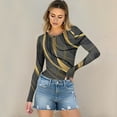 thumbnail image 4 of Long Sleeve Shirts for Women 2026 Dressy Blouses Casual Fashion Loose Tops Shirts Spring Fall Chic Casual Tee, 4 of 5