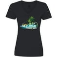 thumbnail image 3 of Inktastic San Juan Puerto Rico Women's V-Neck T-Shirt, 3 of 5