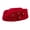 Red, variant on Women's Fall Winter Felt Stewardess Hat with Lace Flower – Costume Cap for Role Play, Parties & Daily Wear