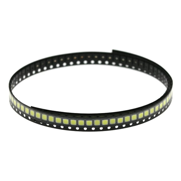 100 piezas de LED de montaje en superficie Cola Diodos de luz LED SMD 3030 TV blanco frío 6V