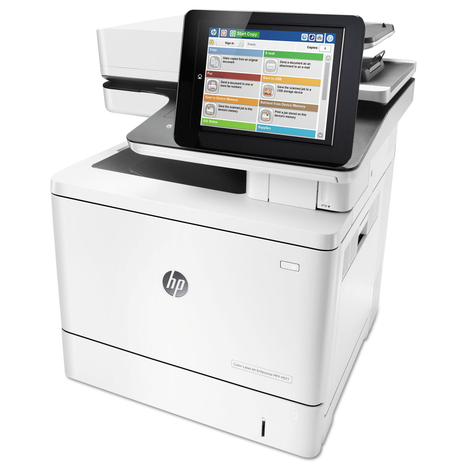 Hp Laserjet M577f Laser All-in-one Color Printer 2 HP LaserJet M577f Laser AllInOne Color Printer