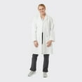 thumbnail image 1 of Spectrum Uniforms Twill Finish Lab coat 40-Inch Unisex SILVADUR Technology Soft Fabric Ideal for Men and Women at Hospital Workspace, Medical Practice, and Professionals, 1 of 4