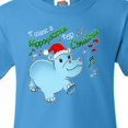 thumbnail image 4 of Inktastic I Want a Hippopotamus for Christmas Hippo in Santa Hat Youth T-Shirt, 4 of 5