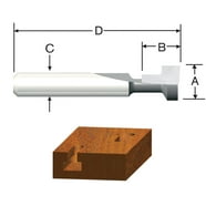 WSOOX 3 Stücke T-Nutfräser T-slot & T-Track Slotting Fräser Router Bit Set m WSOOX 3 Stücke T-Nutfräser T-slot & T-Track Slotting Fräser Router Bit Set m