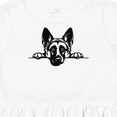 thumbnail image 4 of Inktastic Peeking German Shepherd Girls Toddler Dress, 4 of 5