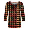 thumbnail image 2 of SHE IS My Items Shirts for Women Trendy Fall 2025 Womens Tops Casual 3/4 Sleeves Womens Blouses Long Sleeve Fall Womens Crop Tops Fall, 2 of 4