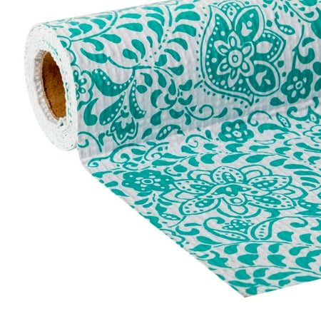 Firebrick Liner - Pioneer Woman Non-adhesive 20 In. x 6 Ft. Shelf Liner, Traveling Vines (2pk)