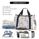 thumbnail image 5 of Balery Cute Shark Bolsa de Gimnasio para Mujeres, Bolsa de Viaje con Bolsillo Húmedo, Bolsa de Fin de Semana para Mujeres, Bolsa de Viaje Resistente al Agua, 5 of 7
