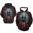thumbnail image 4 of LAOLIUSN Novelty Long Sleeve Hoodie Funny Spider Graphic Sweatshirts S-4XL, 4 of 7
