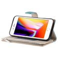 thumbnail image 4 of Funda cartera GANGXUN para iPhone 7 Plus/8 Plus , cuero PU con tarjetero, cremallera, correa de mano, soporte y protección 540°, 4 of 6