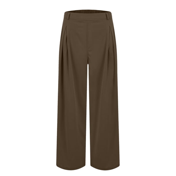 brown plus size dress pants Womens Brown Pants