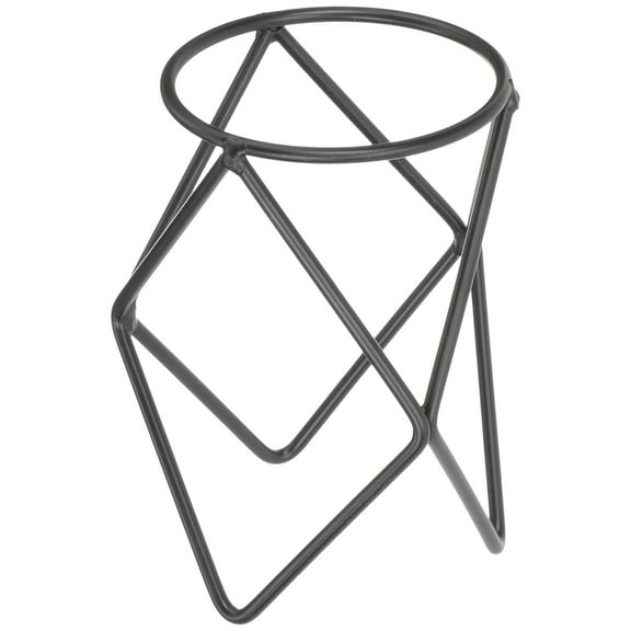 NUOLUX 1Pack Iron Display Stand for Gazing Globe Stands Black 12.0x7.5x7.5in