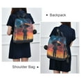 thumbnail image 4 of FORMRS Women's Travel Backpack Purse Anti-Theft Hidden Pockets Casual Shoulder Bag, Astronaut at Dawn, 4 of 7