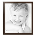 thumbnail image 2 of ArtToFrames 18" x 20" Walnut Picture Frame, 18x20 inch Brown MDF Poster Frame (WOM-4094),  Pack, 2 of 8