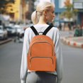 thumbnail image 7 of JIALIOU Mini Backpack Purse for Women Quilted Casual Daypack Small Travel Shoulder Bag, Burnt Orange, 7 of 7