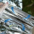 thumbnail image 4 of YUVA 82x63in Emergency Survival Blanket, Ultralight Reflective Cold Insulation Mat for Outdoor Rescue & Camping, 4 of 7