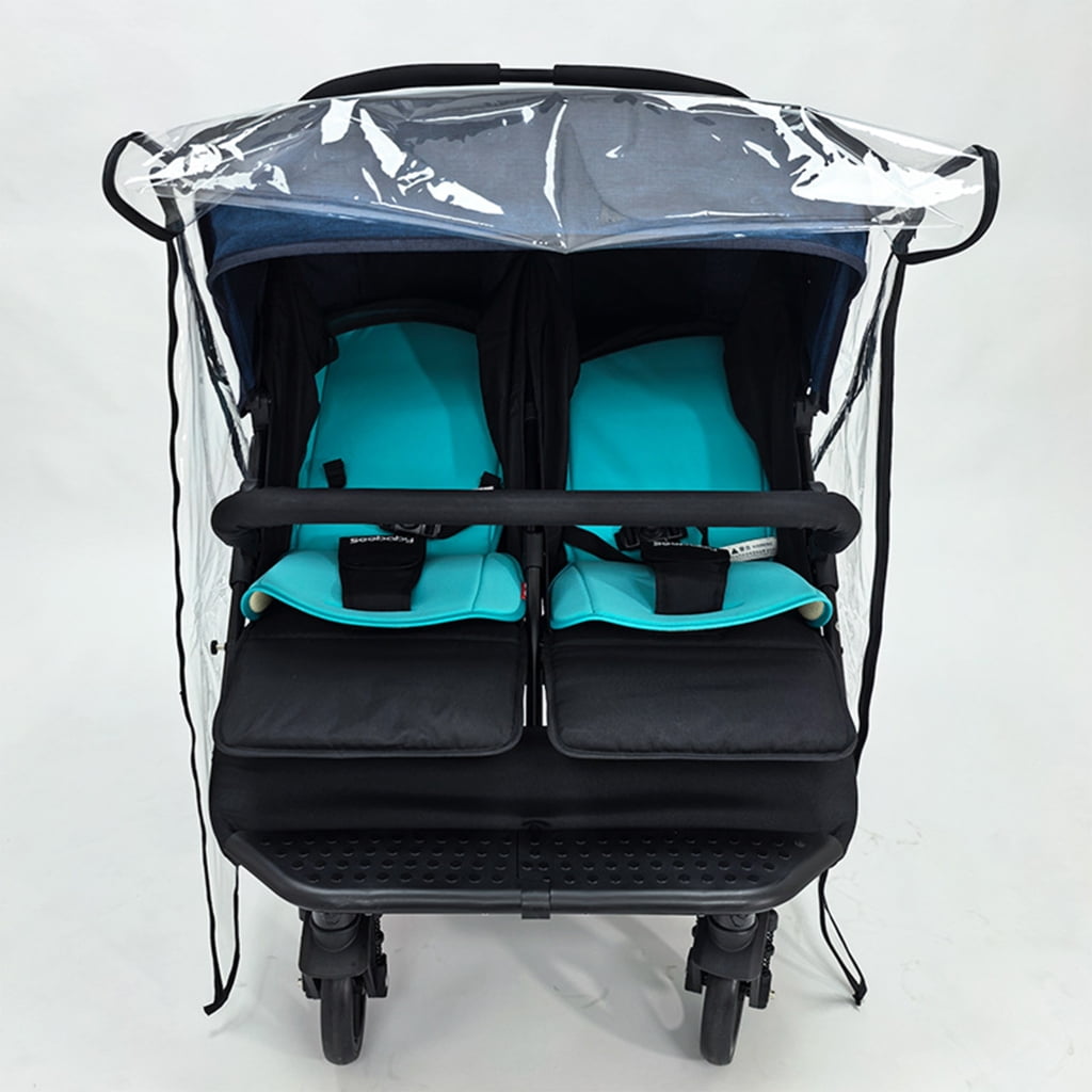 AOOOWER Strollers Rain Sleeve Water Proofing EVA Breathable Equipped Rear Pocket