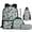 Fish Camo Print, variant on KEIAHUAN Fish Camo Girls Backpack Set, Heavy-Duty 17 Inch School Bookbag with Lunch Bag, Pencil Case, Water Bottle Sleeve and Keychain for Kids, Teens, Outdoor Travel Use 5-Piece