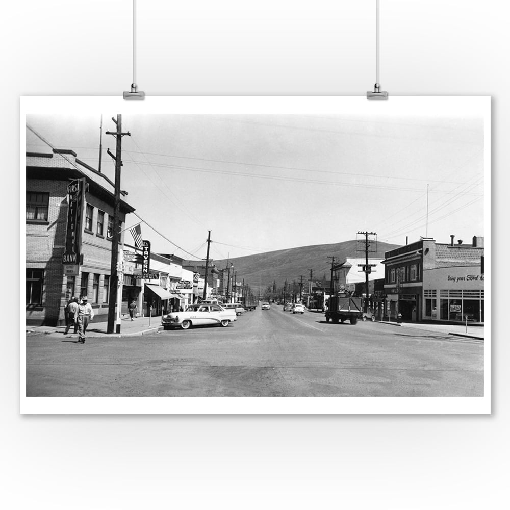 Heppner, Oregon Main Street View Photograph (9x12 Art Print, Wall Decor
